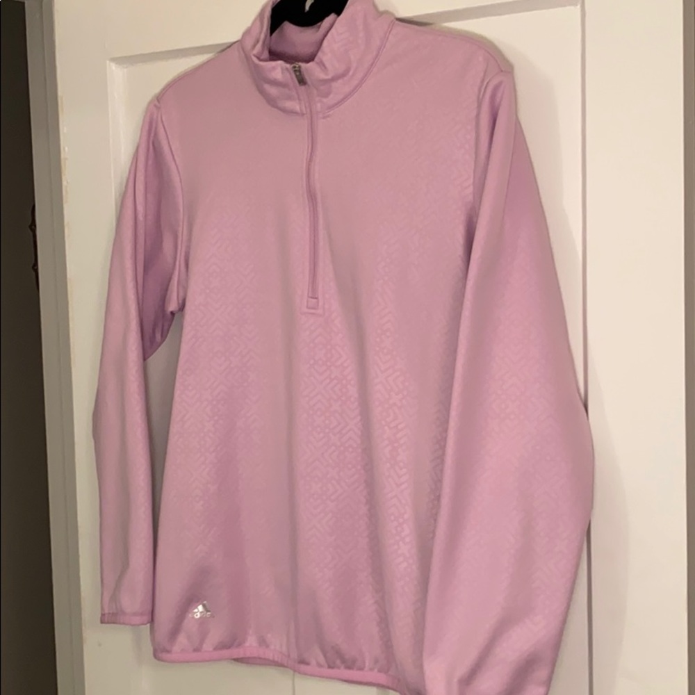 Adidas Geometric Pattern Quarter Zip - image 2